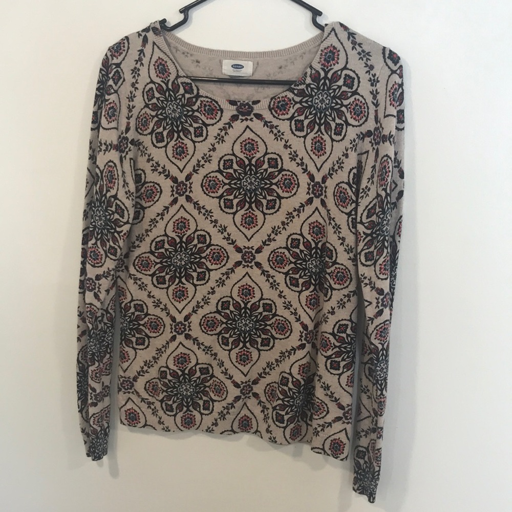 Patterned Old Navy sweater